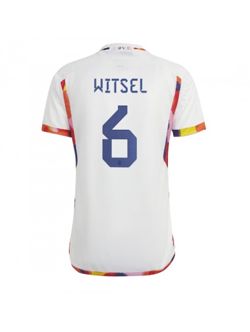 Moški Nogometna dresi replika Belgija Axel Witsel #6 Gostujoči SP 2022 Kratek rokav